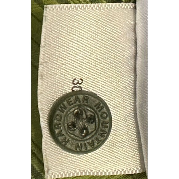 Mountain Hardwear Mens Shirt Button Up 100% Cotton Short Sleeve Green Plaid M - Picture 14 of 15